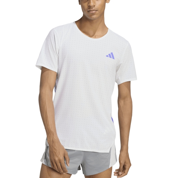  adidas ADIZERO Pro TShirt  White/Solar Purple KG8456
