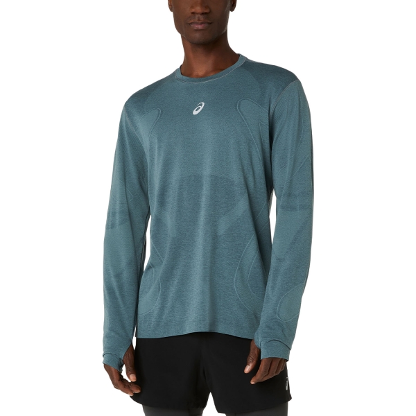 ASICS Road Seamless Shirt  Foggy Teal 2011D356403