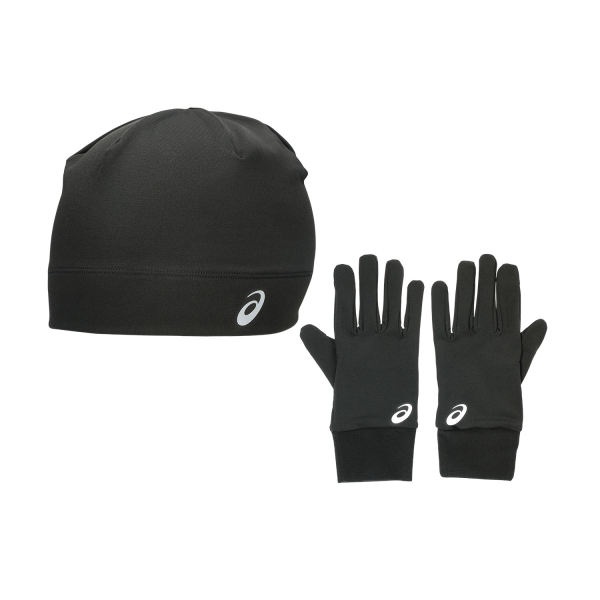  ASICS Winter Pack Beanie and Gloves  Performance Black 3013B428001