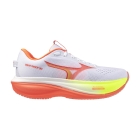 Mizuno Wave Rider 30 - White/Lava Orange/Lime Pulp